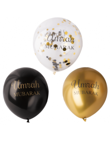 Umrah Mubarak ballonnen (6 stuks)
