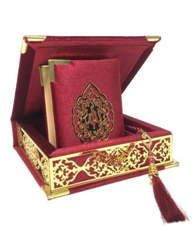 Velvet Koran met tasbih en luxe doos